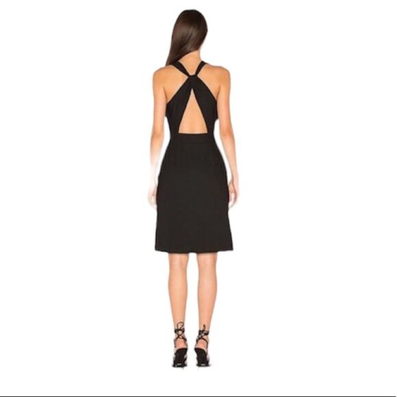 ** NEW Finders Keepers Black Frazer Open Back Criss Cross Dress Size S - Picture 3 of 10